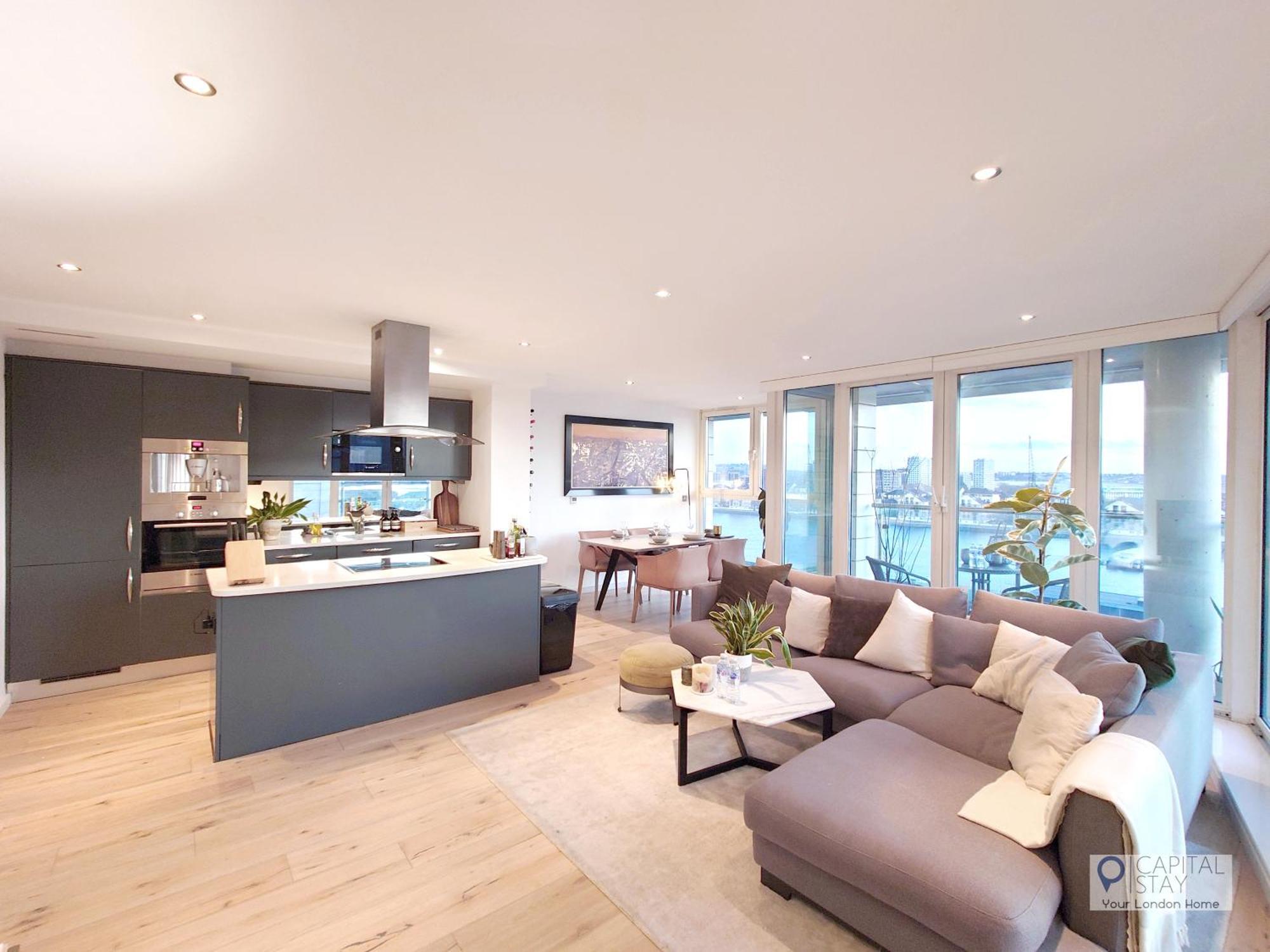Deluxe Two Bed Apartment With River & City View Londýn Exteriér fotografie