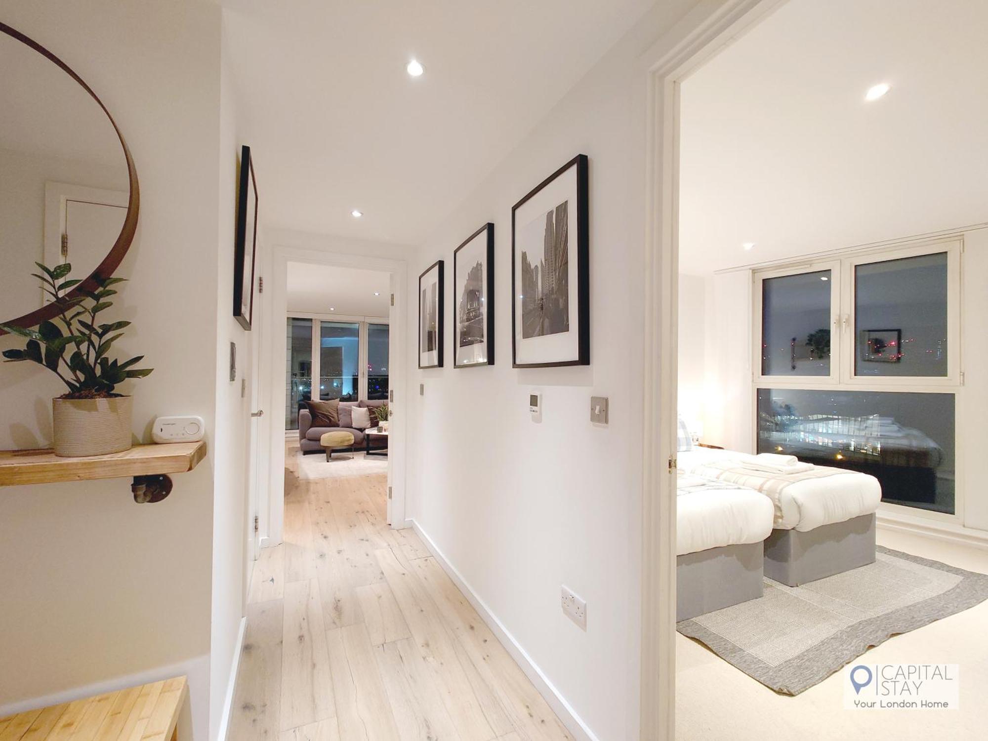 Deluxe Two Bed Apartment With River & City View Londýn Exteriér fotografie